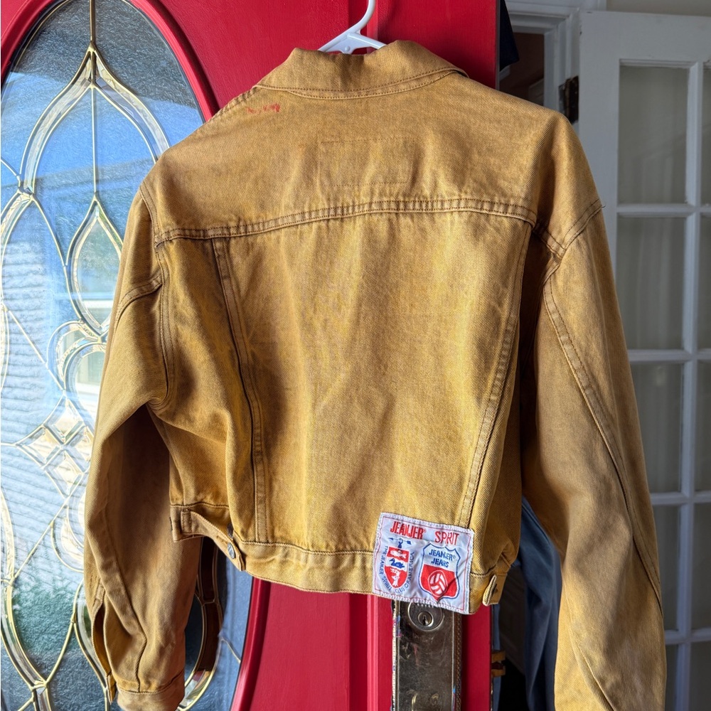 Yellow Denim Jacket